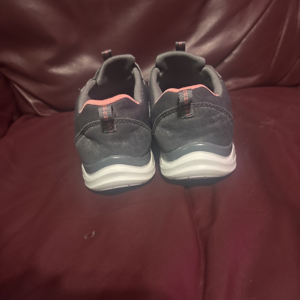 Skechers Gray Coral Summits Diamond Dream Slip-in Sneakers Women Size 8 - Picture 5 of 8